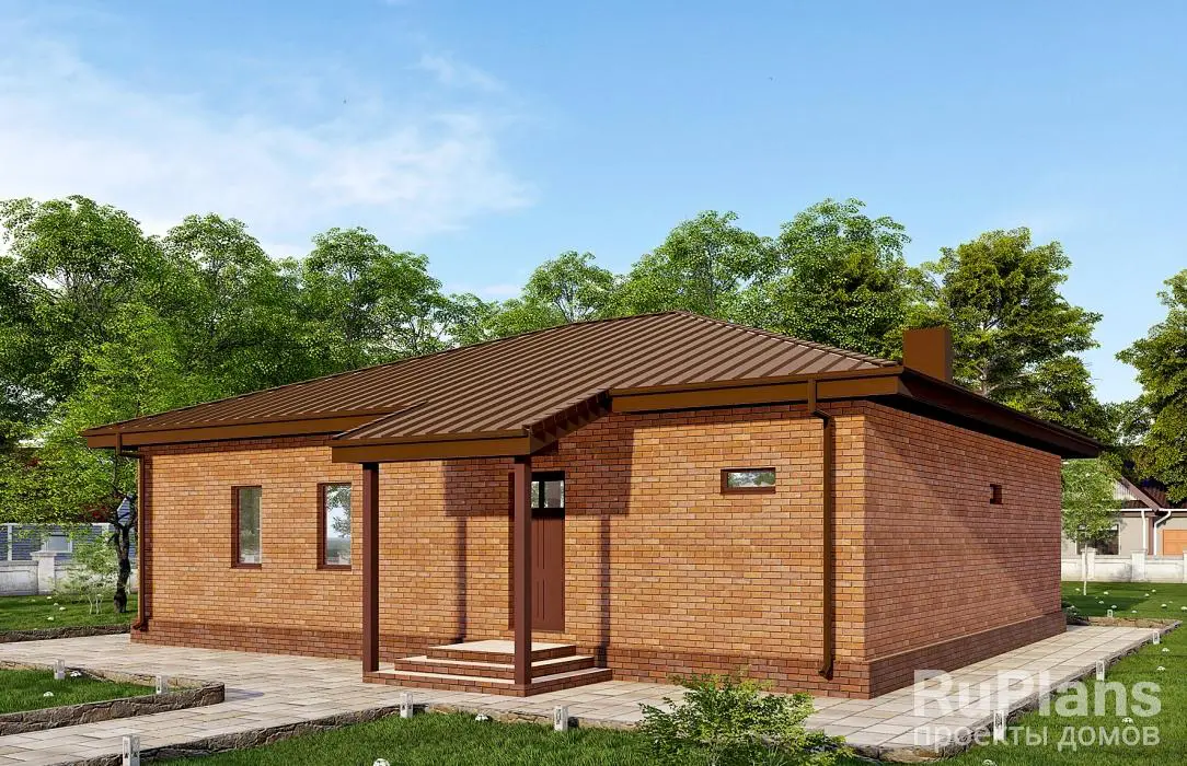Проект бани 126 м², 14 × 11,6 м