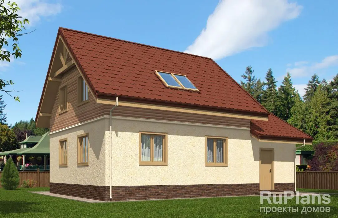 Проект дома с мансардой 118 м², 11,3 × 9 м — фото 3