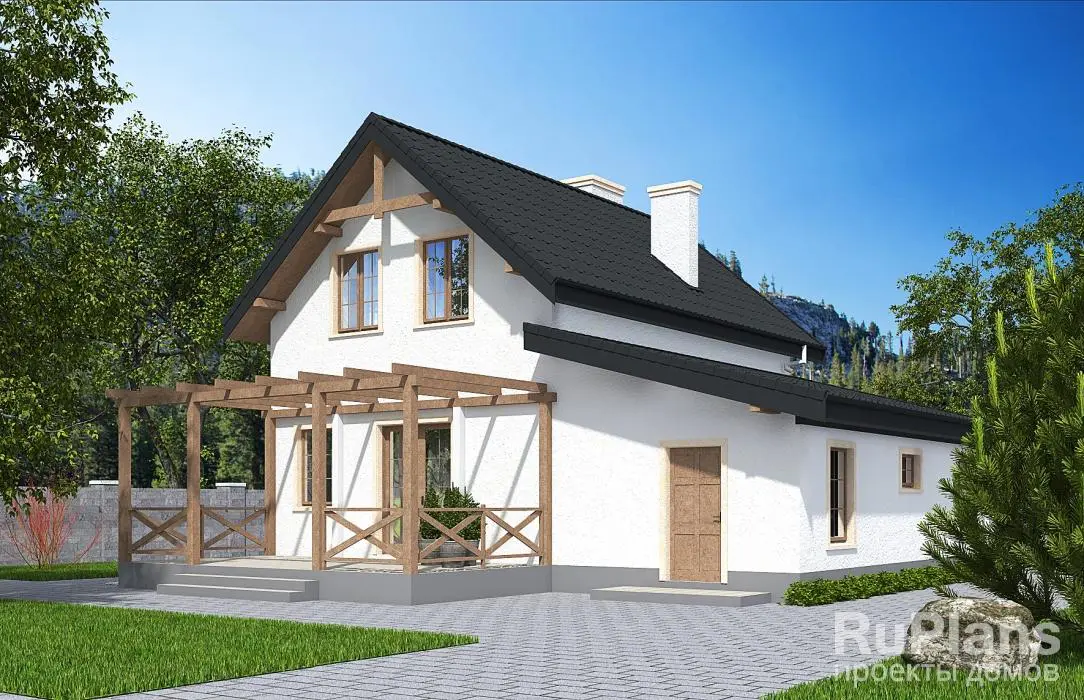 Проект дома с мансардой 122 м², 13,9 × 12 м — фото 3