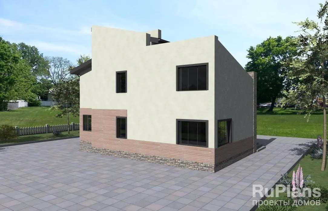 Проект дома с мансардой 148 м², 14,4 × 10,8 м — фото 3