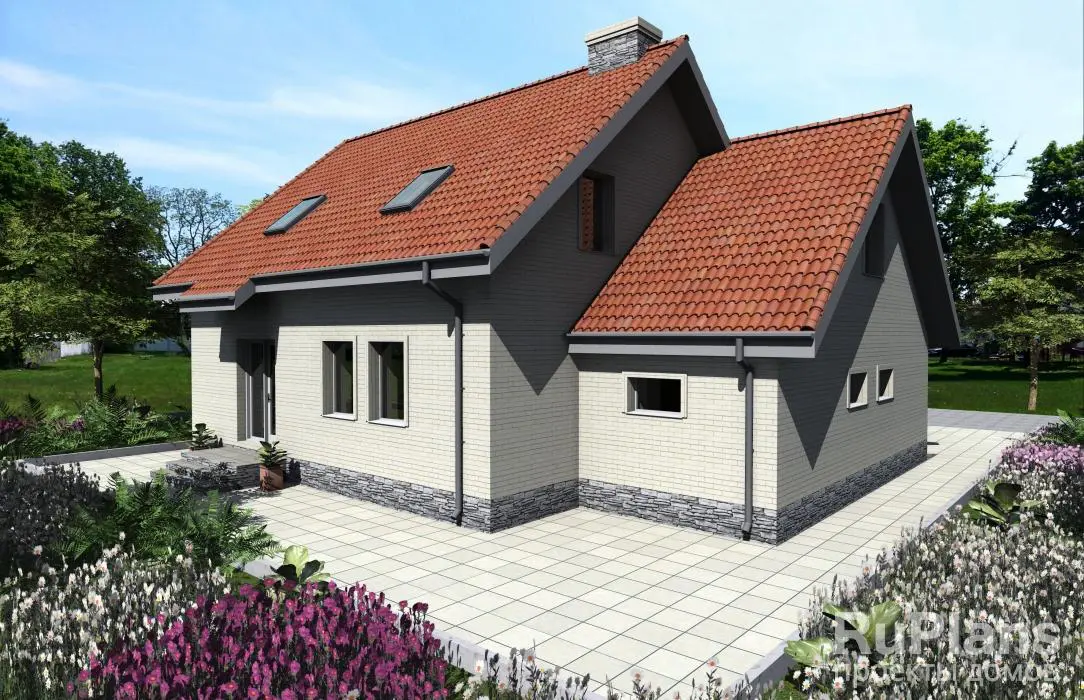 Проект дома с мансардой 171 м², 13,2 × 10,8 м — фото 2