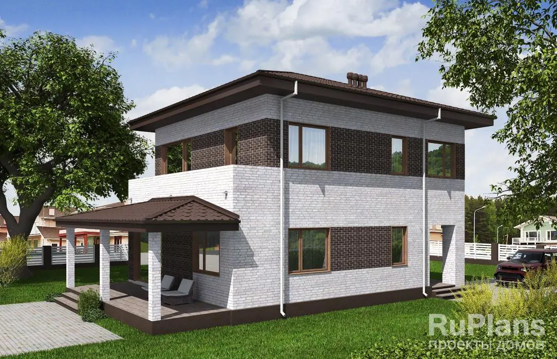 Проект двухэтажного дома 117 м², 13,9 × 8,5 м — фото 3