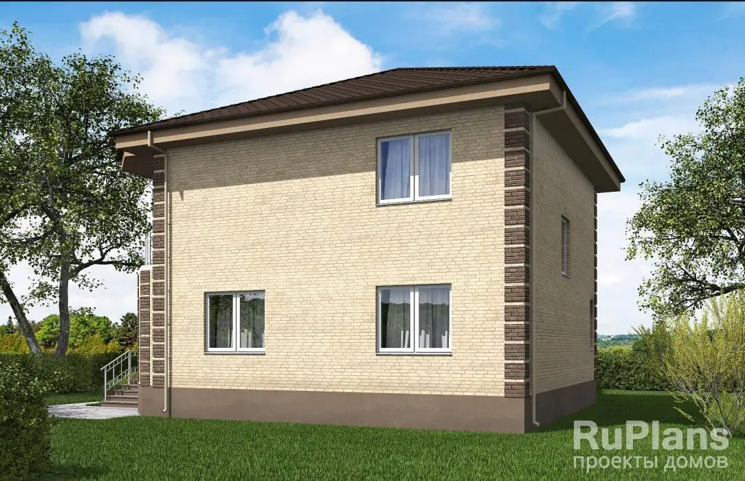 Проект двухэтажного дома 118 м², 10,2 × 13,2 м — фото 2