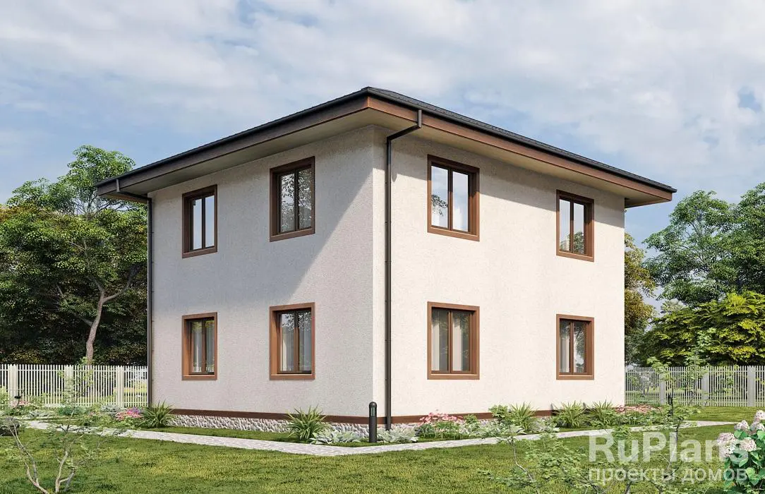 Проект двухэтажного дома 123 м², 9,3 × 11,3 м — фото 3