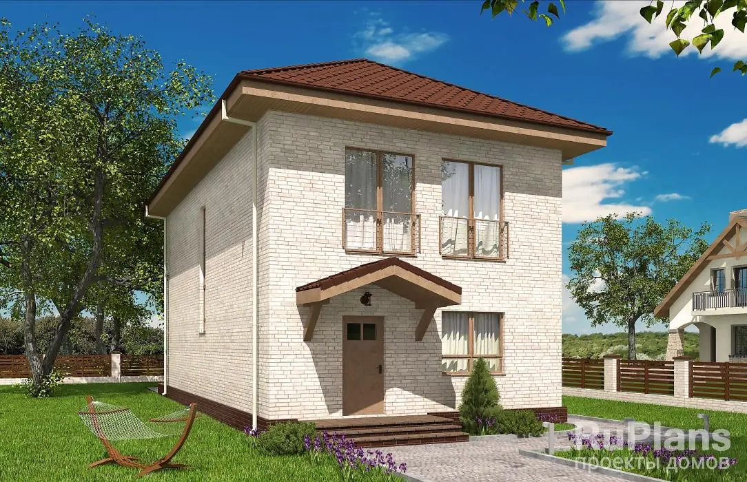Проект двухэтажного дома 133 м², 17,9 × 7,2 м