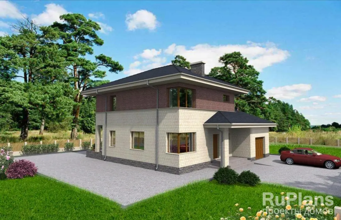 Проект двухэтажного дома 142 м², 14,7 × 12,6 м — фото 2