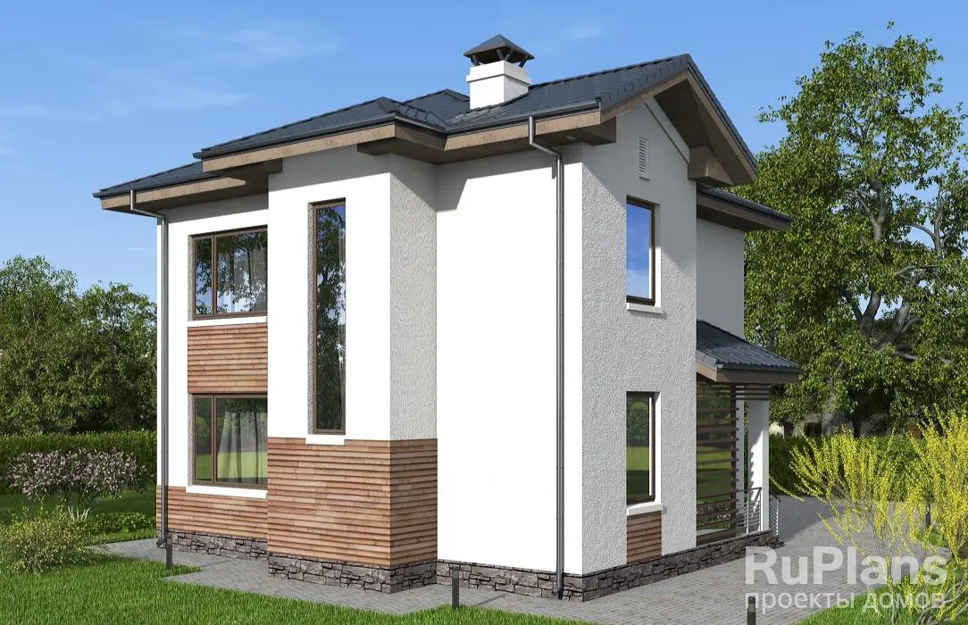 Проект двухэтажного дома 142 м², 10,5 × 11,4 м — фото 3