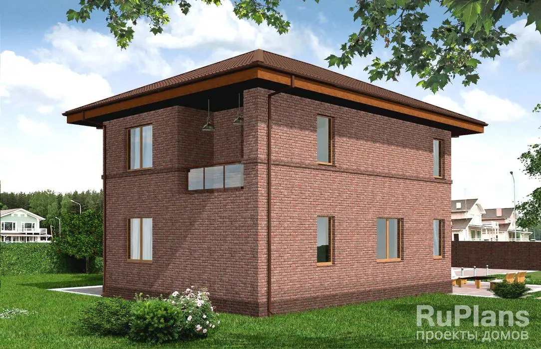 Проект двухэтажного дома 144 м², 12,6 × 11,5 м — фото 3