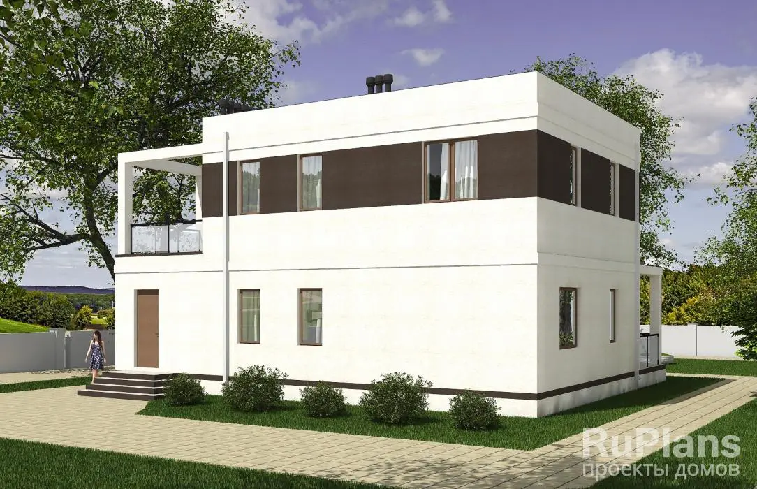 Проект двухэтажного дома 144 м², 11,1 × 13,5 м — фото 3