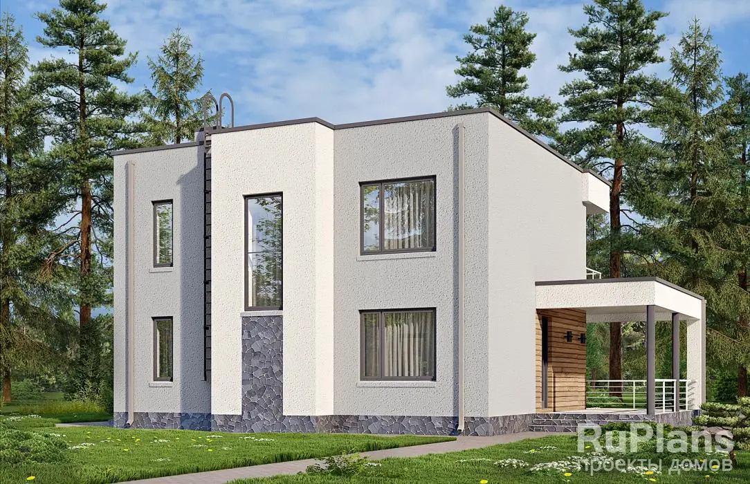Проект двухэтажного дома 145 м², 15 × 11,3 м — фото 2
