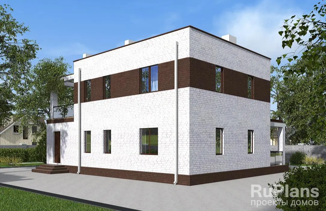 Проект двухэтажного дома 155 м², 11,3 × 13,8 м — фото 3