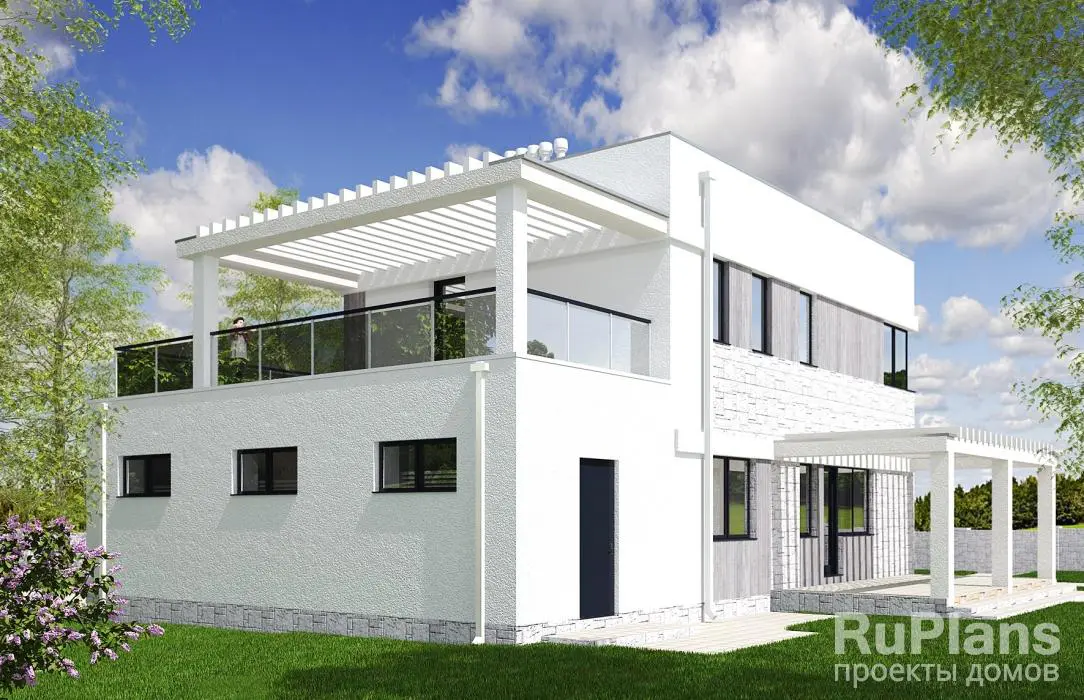 Проект двухэтажного дома 159 м², 15,2 × 13,3 м — фото 2