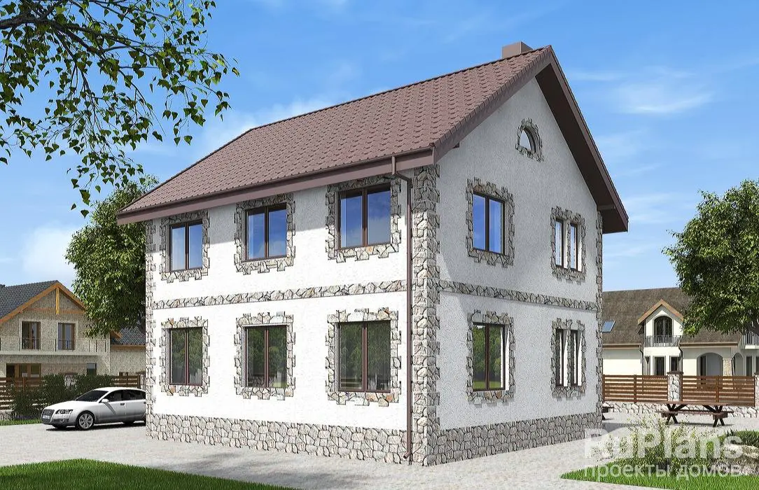 Проект двухэтажного дома 170 м², 12,5 × 10,9 м — фото 2