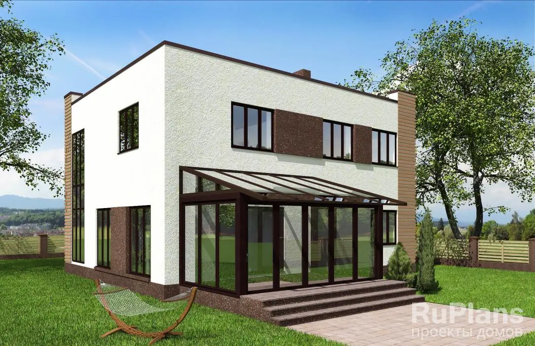 Проект двухэтажного дома 176 м², 10,1 × 12,2 м — фото 2
