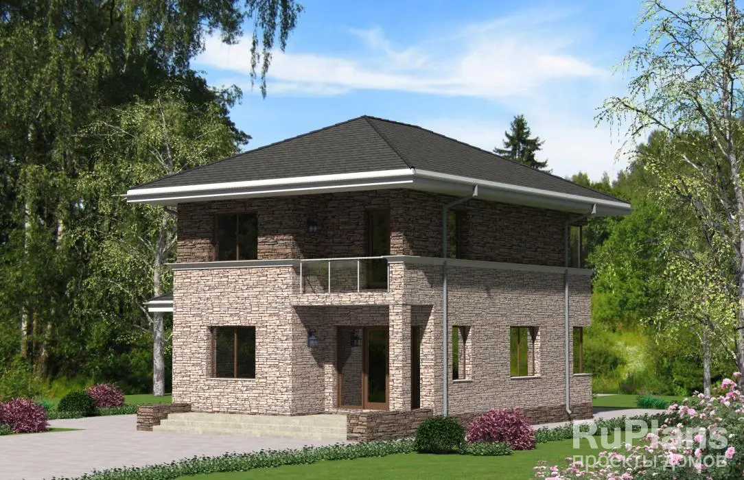 Проект гаража 140 м², 14,1 × 11,4 м — фото 3