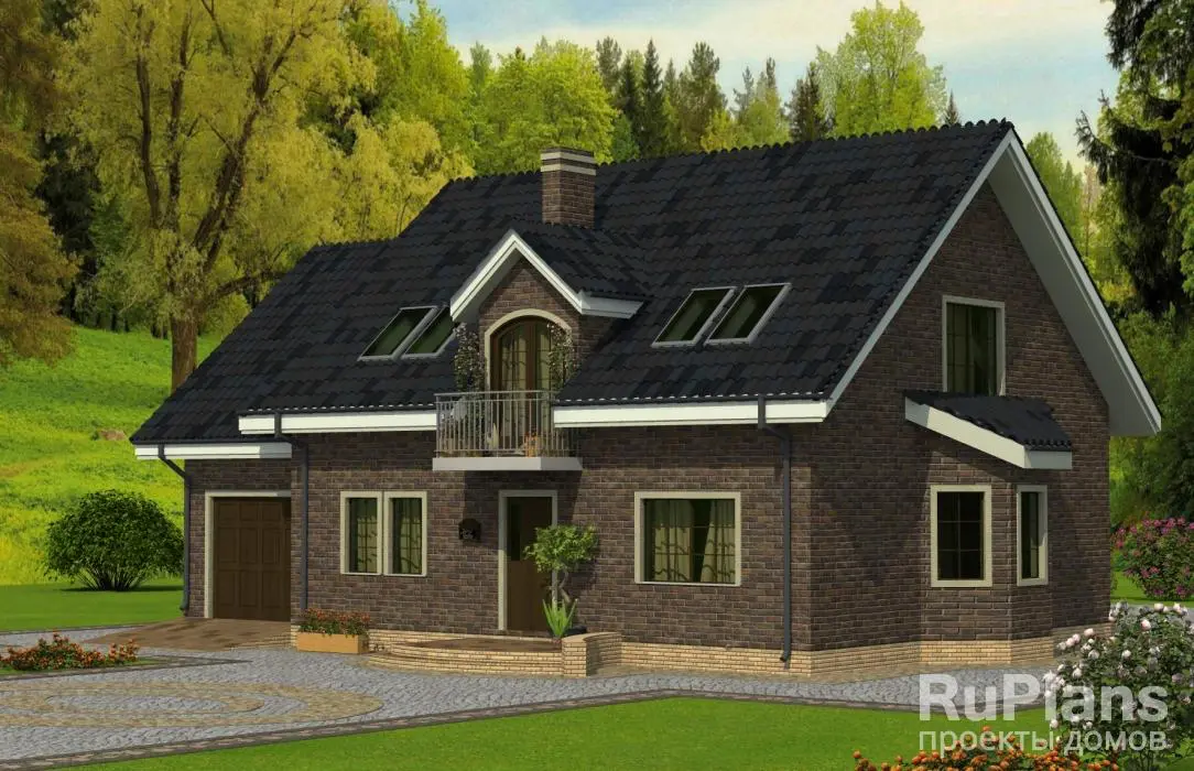 Проект гаража 174 м², 15 × 9,3 м