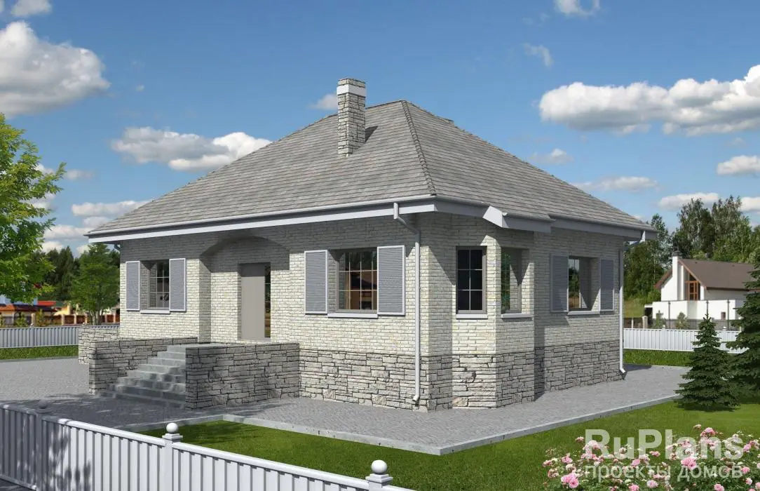 Проект одноэтажного дома 154 м², 13,2 × 9,4 м