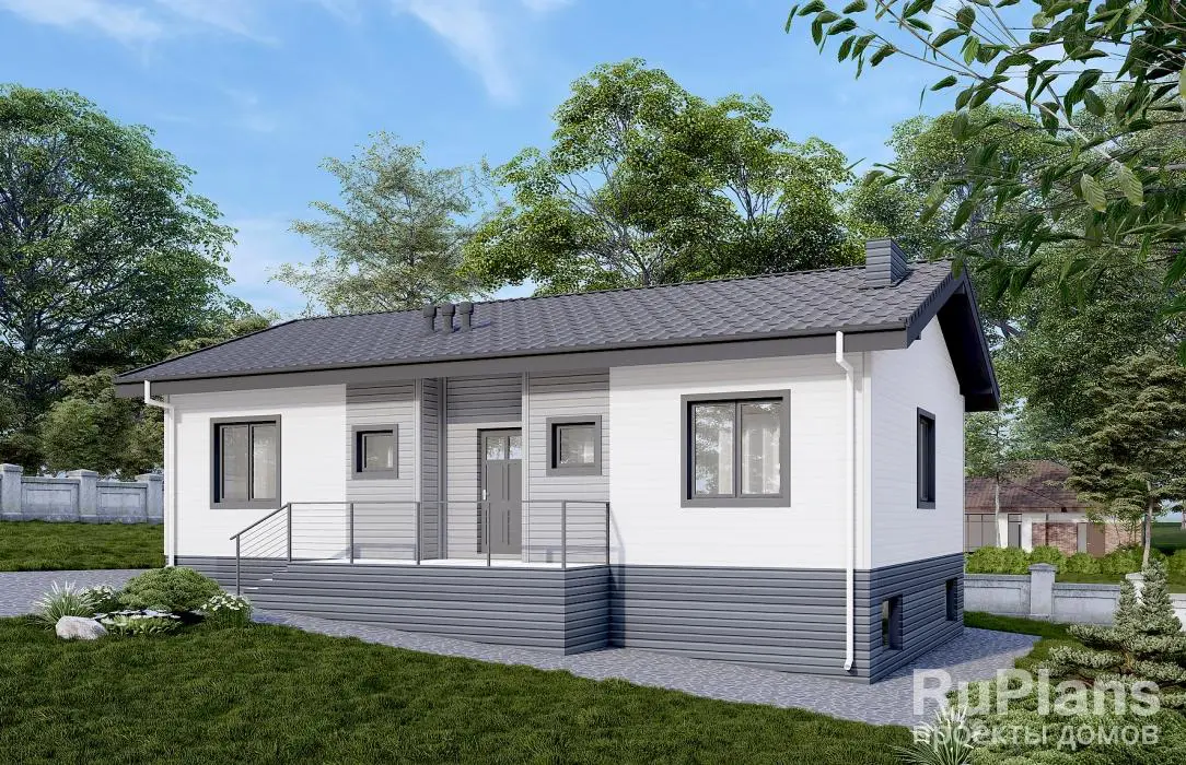 Проект одноэтажного дома 165 м², 10,2 × 13,1 м — фото 3