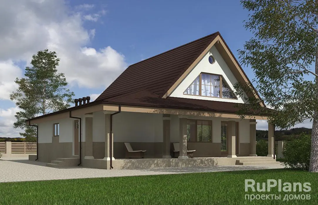 Проект одноэтажного дома 173 м², 12,6 × 12,5 м — фото 3